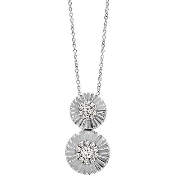 Collana Bliss Donna in Oro bianco Diamante 0.18 Ct 20070832 - 20070832